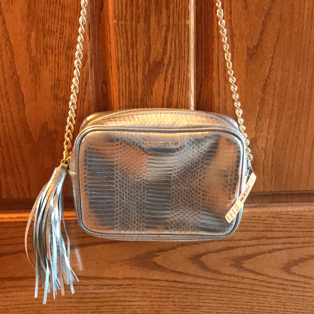 Victoria’s Secret silver purse
